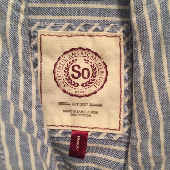 Long striped button up - Picture 4 of 6